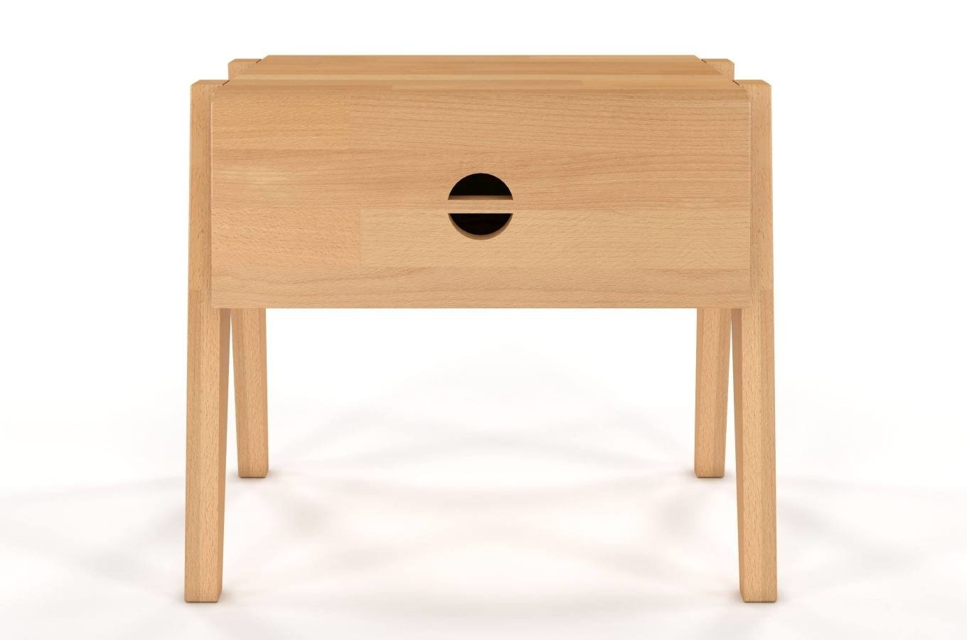 Szafka nocna drewniana bukowa Visby RADOM / szer. 45 cm