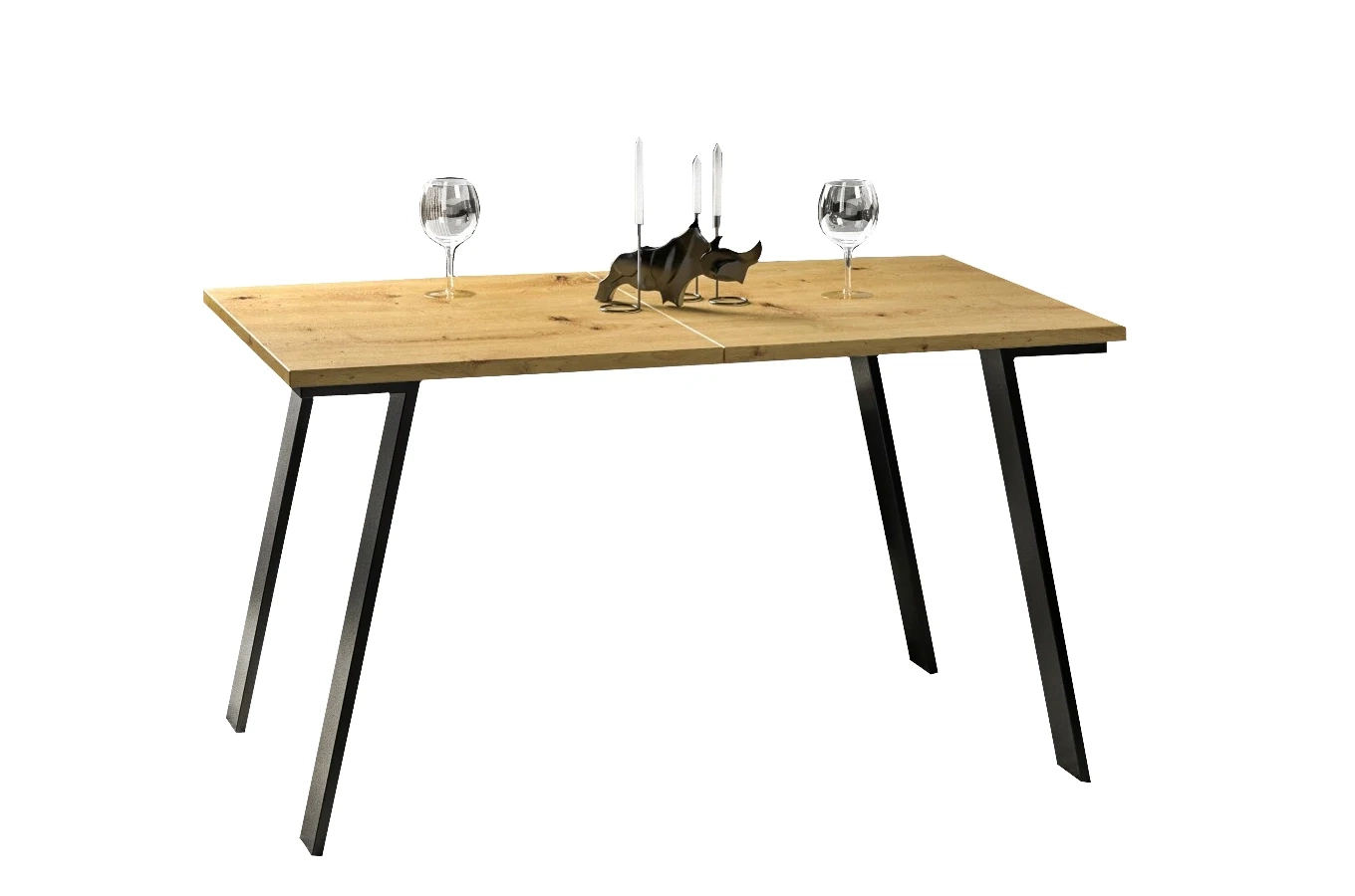 Nowoczesny rozkładany stół LIWIA 130-210 x 80 cm (dąb artisan)