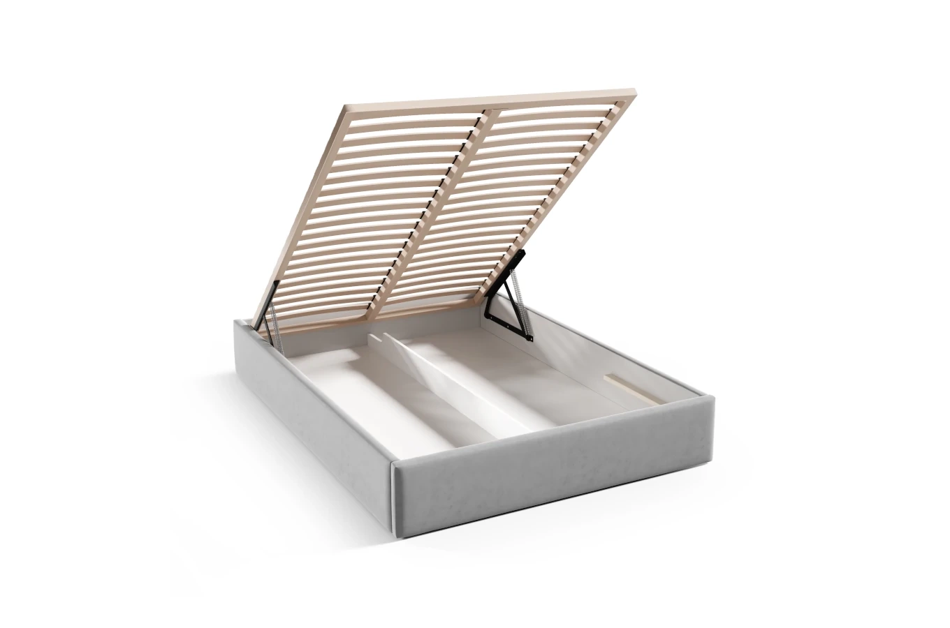 Łóżko tapicerowane do sypialni CAPRI - bez zagłówka