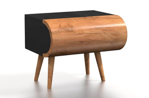 Drewniana szafka nocna LUKA / szer. 42 cm