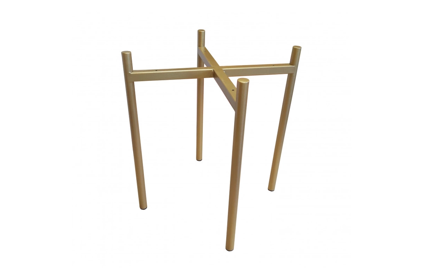 Tapicerowany taboret TERZO na metalowych nogach / kolor tkaniny + podstawy do wyboru!