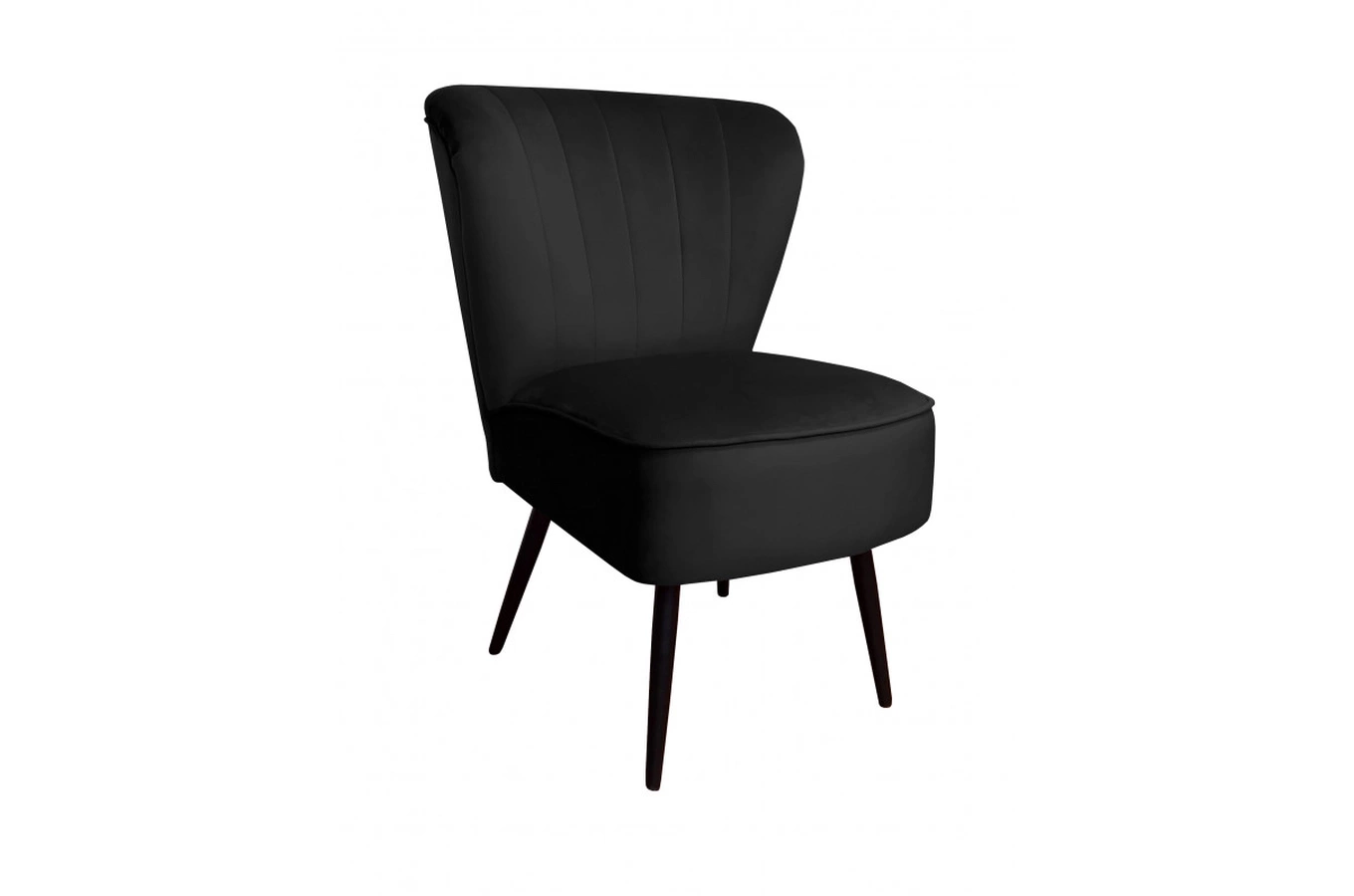 Tapicerowany fotel BOLSZEWIK na metalowych nogach