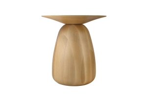 Stolik drewniany Kayani BAOBAB 34 różne kolory, wys. 34 cm / kolor naturalny