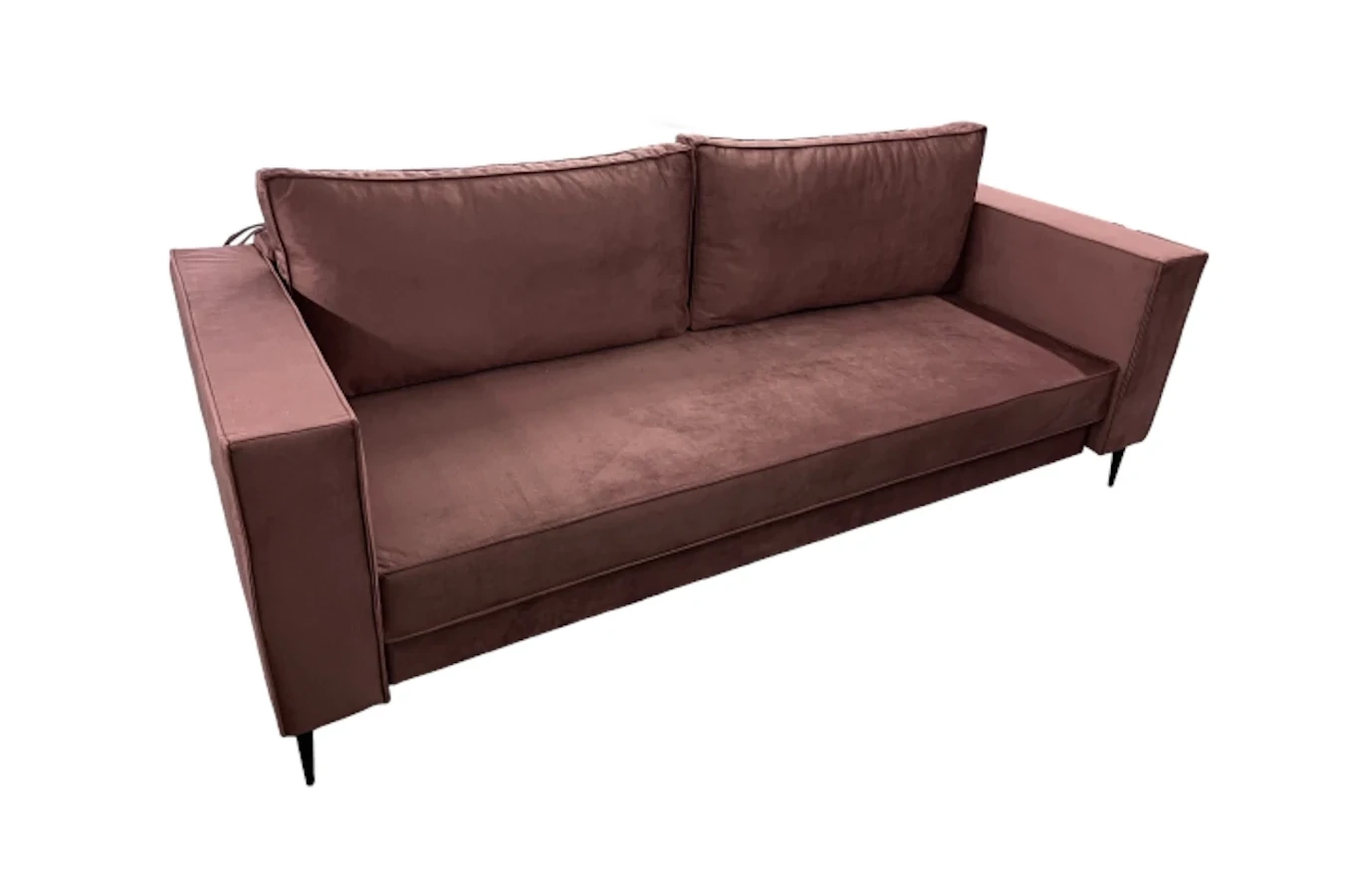Nowoczesna sofa rozkładana GEPPI z funkcją spania i pojemnikiem na pościel / szerokość 226 cm