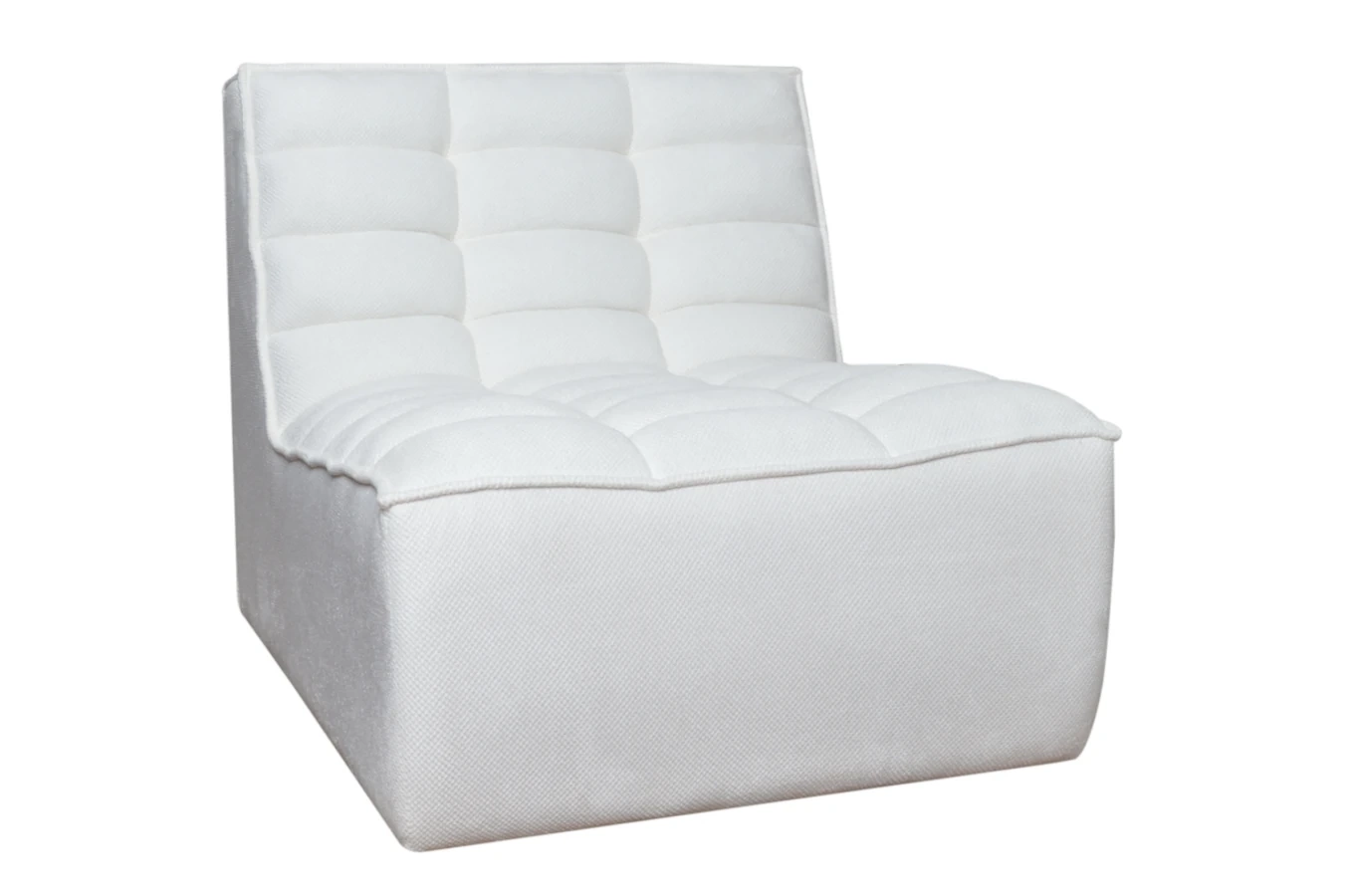 Nowoczesny fotel FLUFFY z głębokim pikowaniem