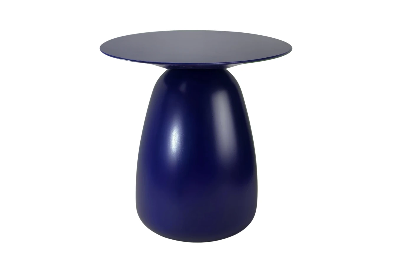 Stolik drewniany Kayani BAOBAB 34 różne kolory, wys. 34 cm / kolor granat szlachetny