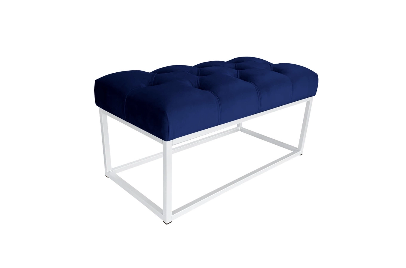 Tapicerowana ławka CITY na metalowych nogach / kolor tkaniny + podstawy do wyboru!