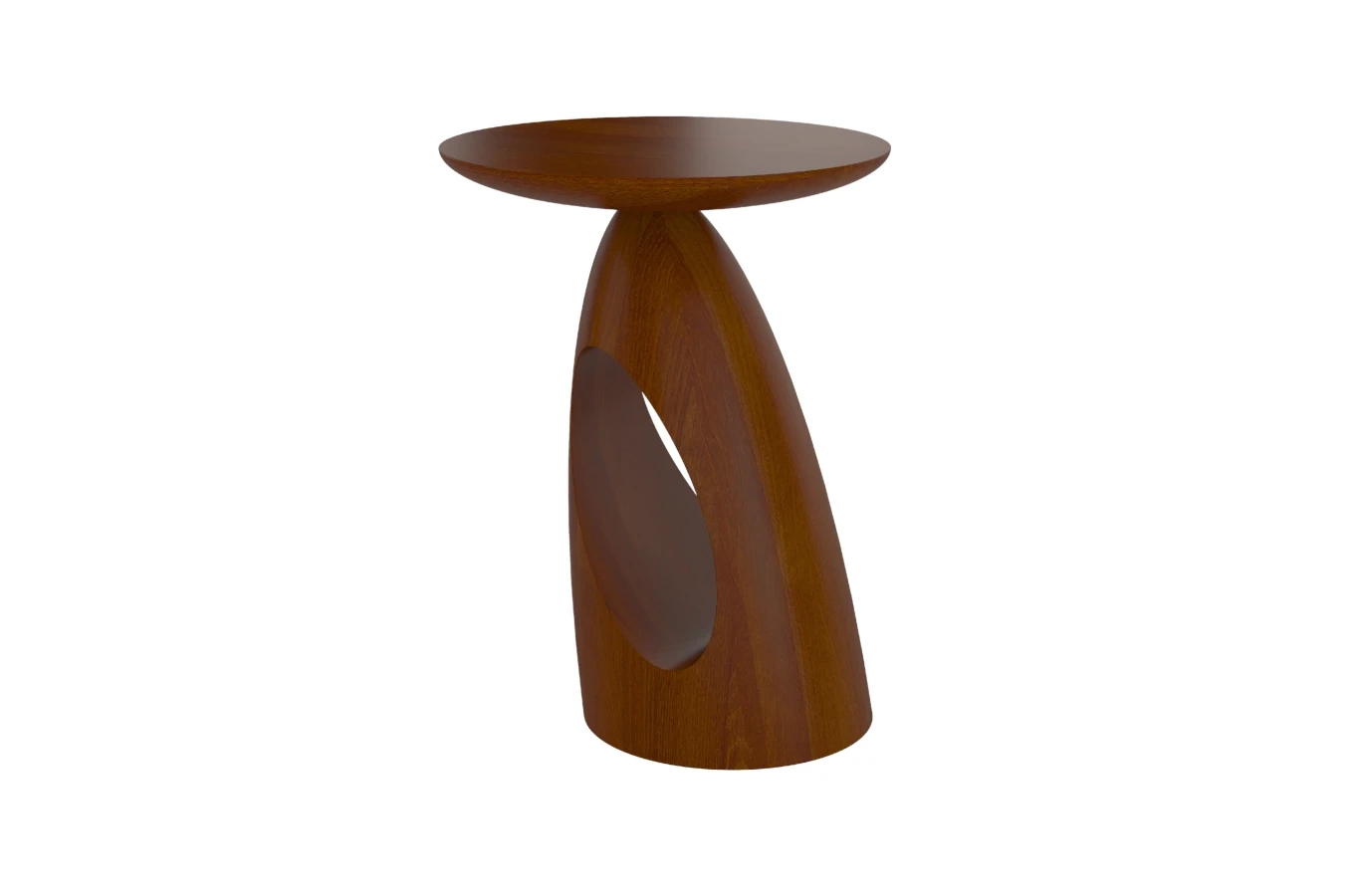 Stolik drewniany Kayani ISLAND różne kolory, wys. 40 cm