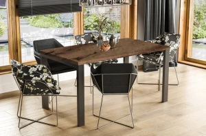 Nowoczesny rozkładany stół GARANT 130-220 x 80 cm (dąb monastery)