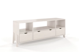 Drewniana szafka RTV bukowa Visby GDYNIA na nóżkach / szer. 160 cm