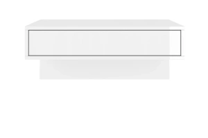 Biały blat do toaletki Dancan EVA