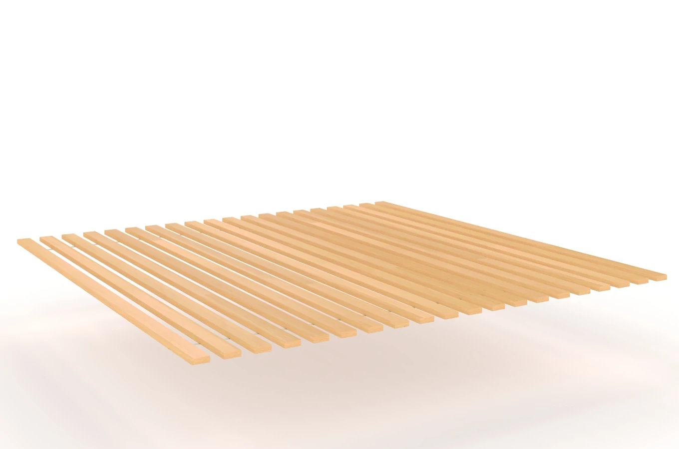 Stelaż lamelowy sosnowy pod materac Visby LEVITO