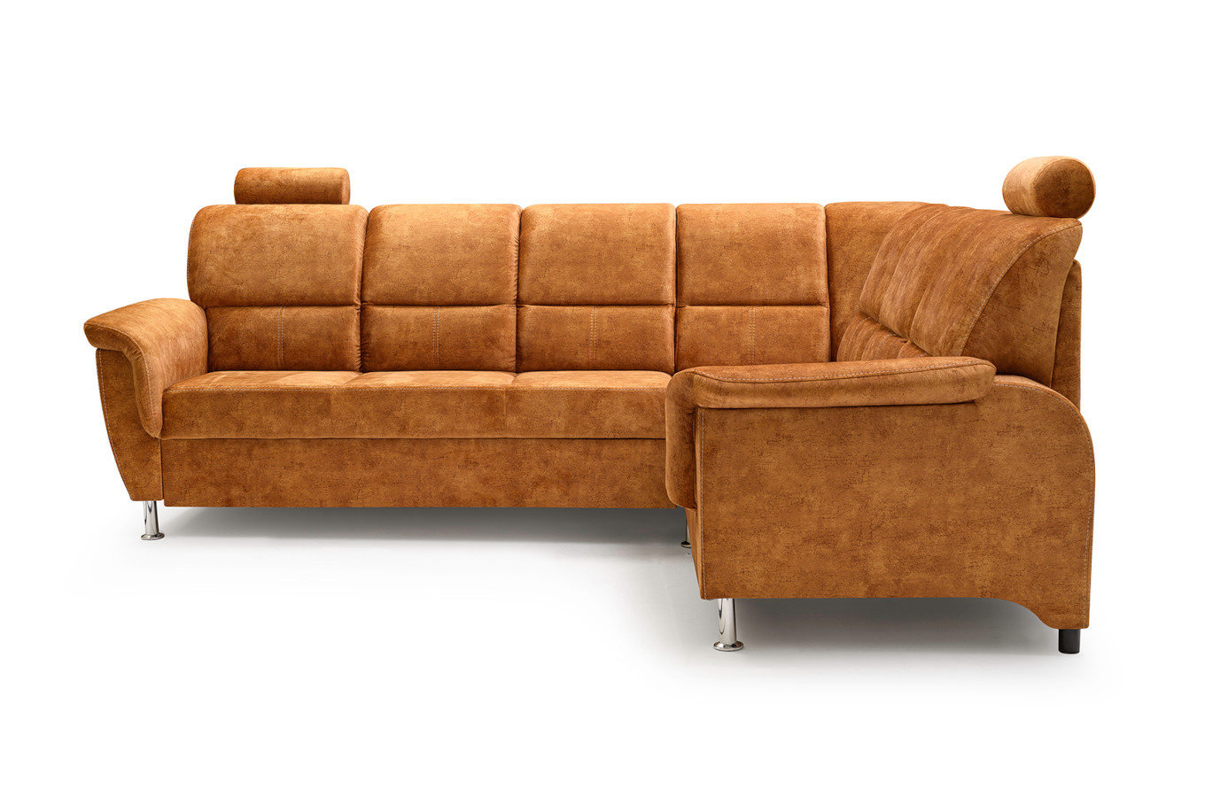 Klasyczny rozkładany narożnik DANIELA z pojemnikiem na pościel