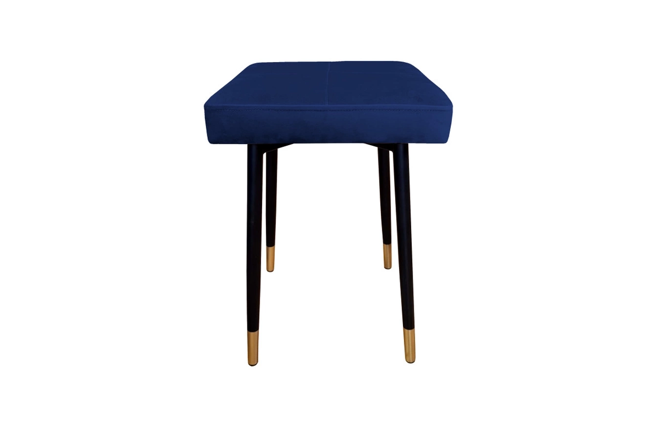 Tapicerowany taboret QUINTO na metalowych nogach / kolor tkaniny + podstawy do wyboru!