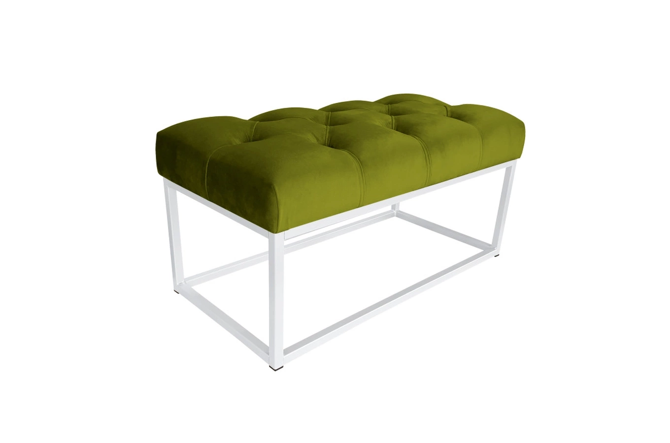 Tapicerowana ławka CITY na metalowych nogach / kolor tkaniny + podstawy do wyboru!