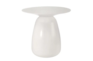 Stolik drewniany Kayani BAOBAB 34 różne kolory, wys. 34 cm / kolor biały RAL