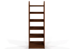 Regał drewniany bukowy Visby KLIPPEN / szerokość 60 cm, kolor orzech