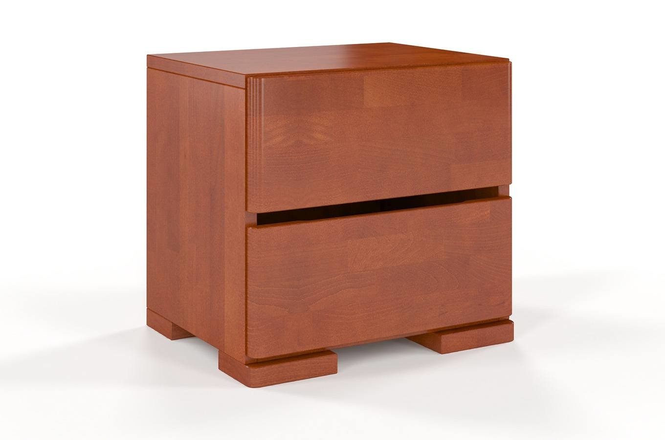 Drewniana szafka nocna bukowa Visby Sandemo High 2S / szer. 40 cm