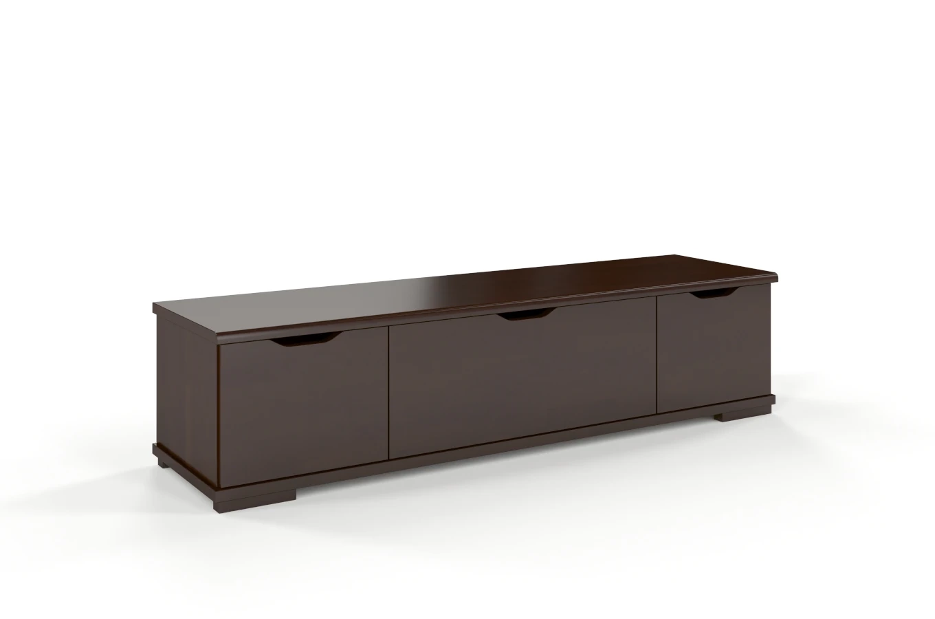 Drewniana szafka RTV bukowa Visby ARHUS z szufladami / szer. 157 cm