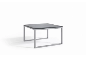 Zestaw 2 stolików do ogrodu MONACO z blatem imitującym beton