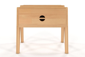 Szafka nocna drewniana bukowa Visby RADOM / szer. 45 cm