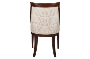 Eleganckie krzesło tapicerowane 856 z pikowanym oparciem