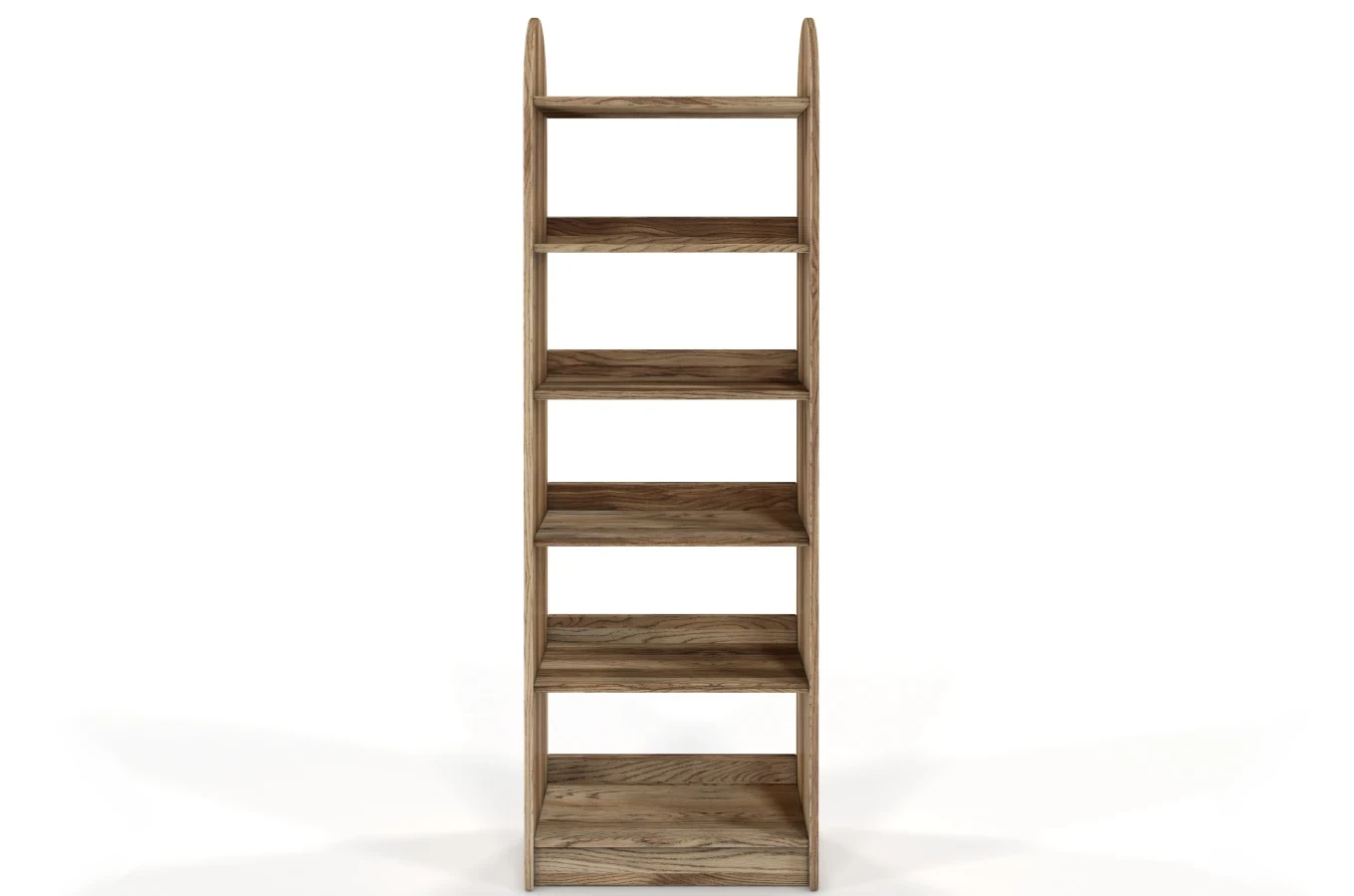 Regał drewniany dębowy Visby KLIPPEN / szerokość 60 cm, olej retro