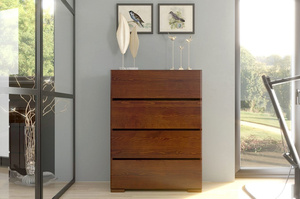 Drewniana komoda sosnowa Visby Sandemo 4S80 / szer. 80 cm