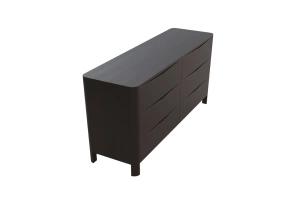 Drewniana komoda bukowa Visby MODENA LOW 150 / kolor palisander