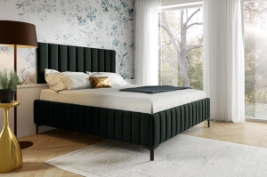 Łóżko tapicerowane do sypialni CAPRI - bez zagłówka