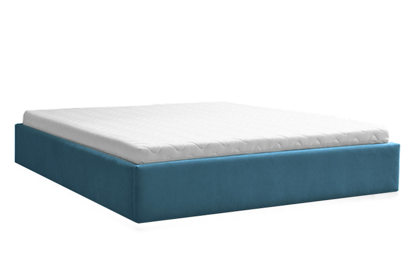 Klasyczne łóżko tapicerowane do sypialni ROLAND - bez zagłówka