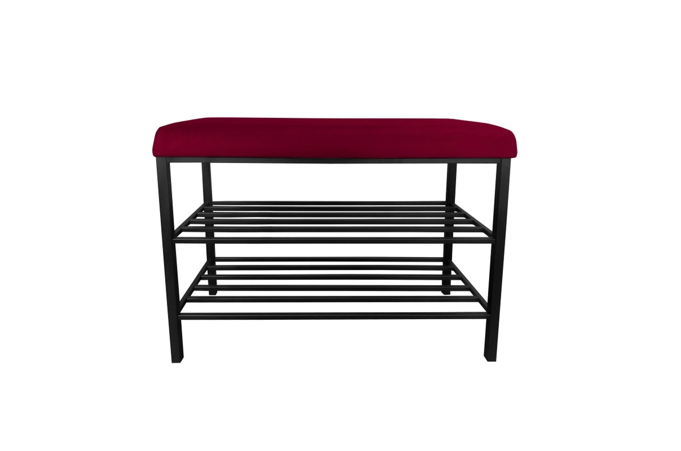 Tapicerowana ławka na buty DEXTER na metalowych nogach / kolor tkaniny do wyboru!