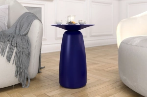 Stolik drewniany Kayani BAOBAB 44 różne kolory, wys. 44 cm / kolor granat szlachetny