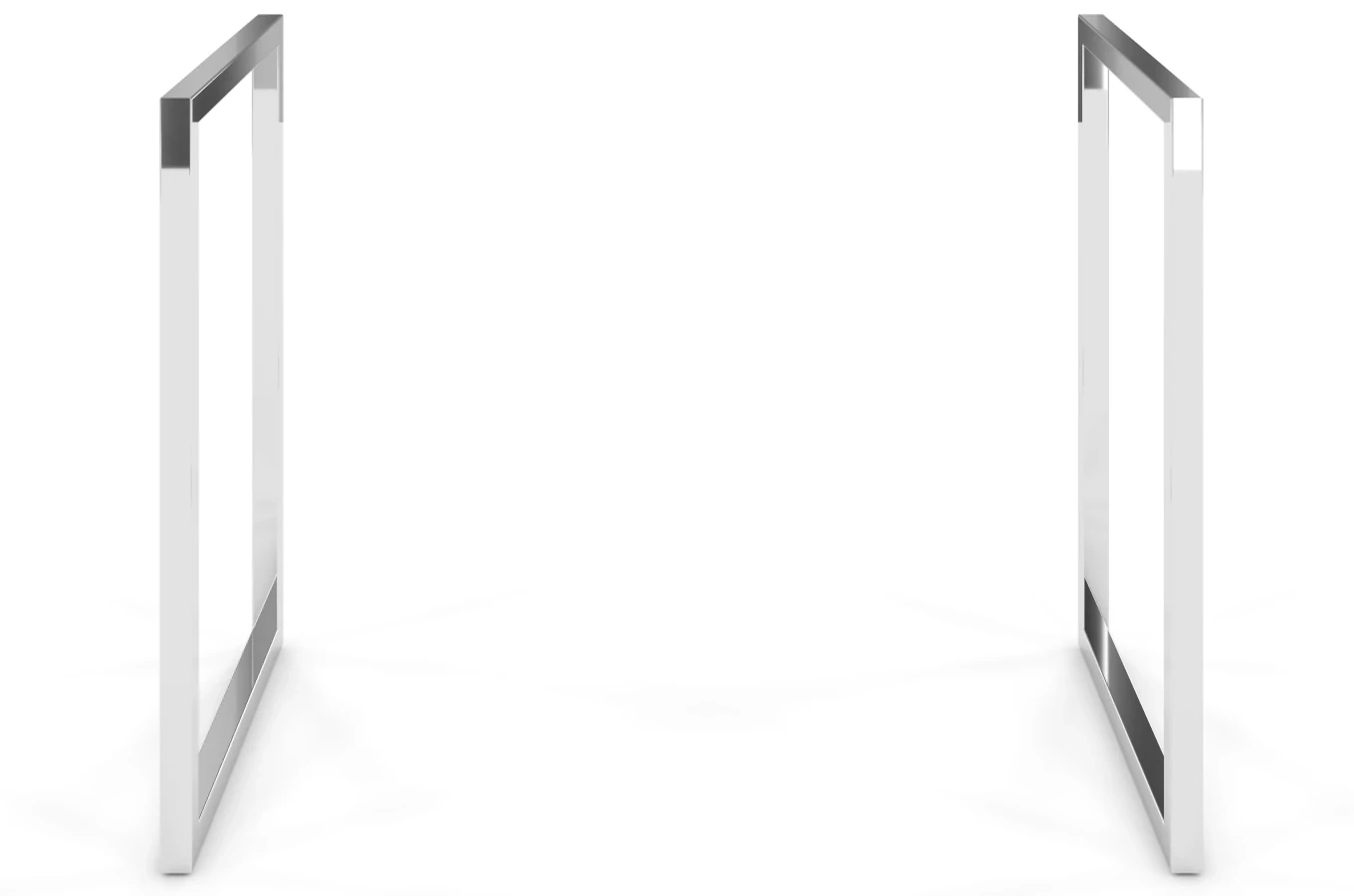 Srebrny stelaż do toaletki Dancan EVA