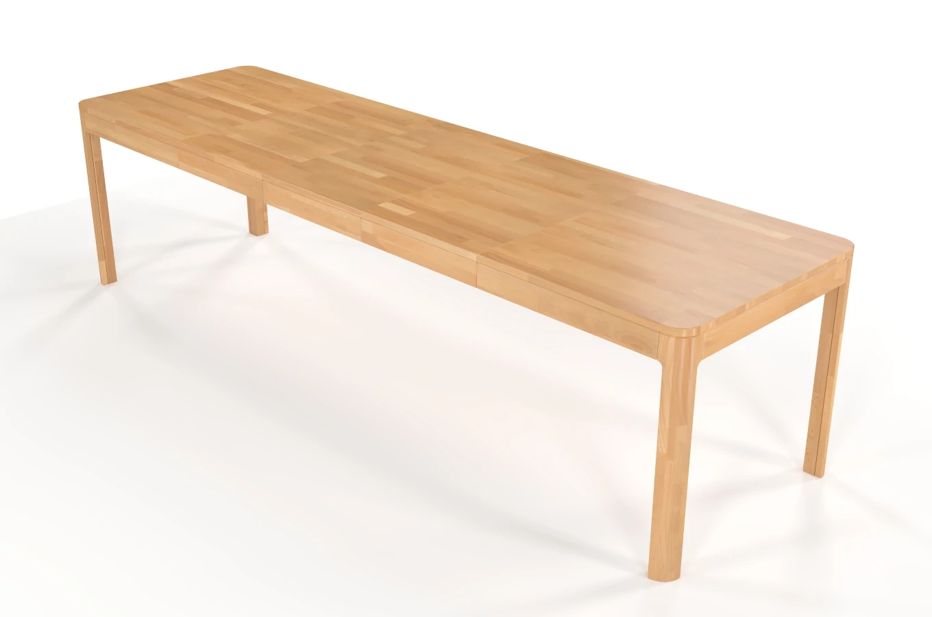 Stół drewniany bukowy rozkładany Skandica RUBY 140-260 cm / kolor naturalny