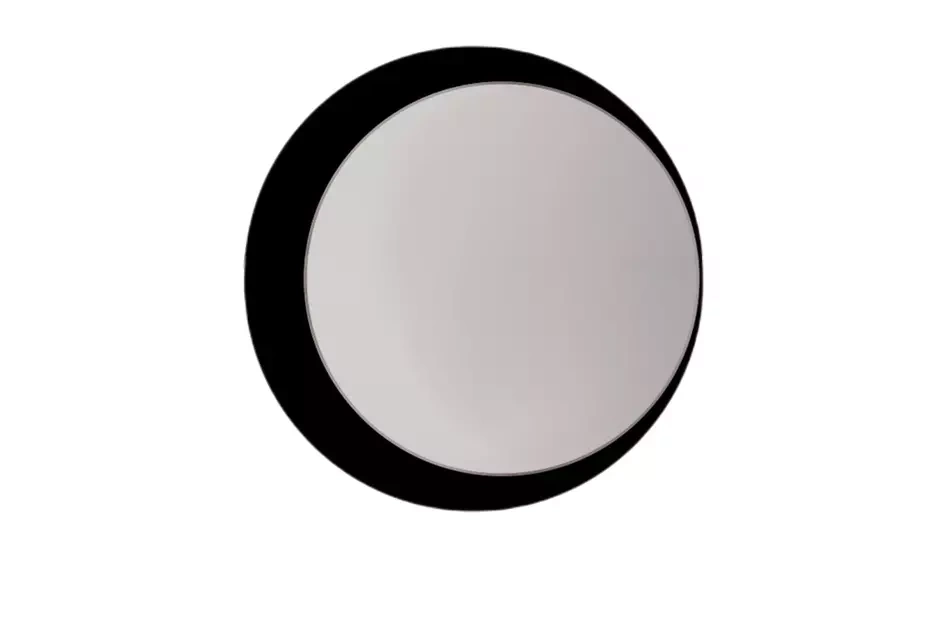 Okrągłe lustro SIMPLE MOON / rama dostępna w 2 kolorach