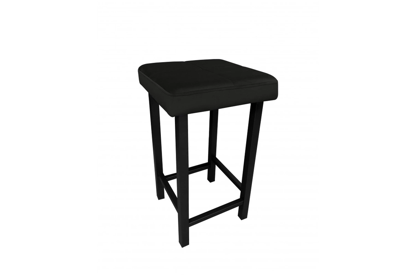 Tapicerowany taboret QUARTO na metalowych nogach / kolor tkaniny + wysokość do wyboru!