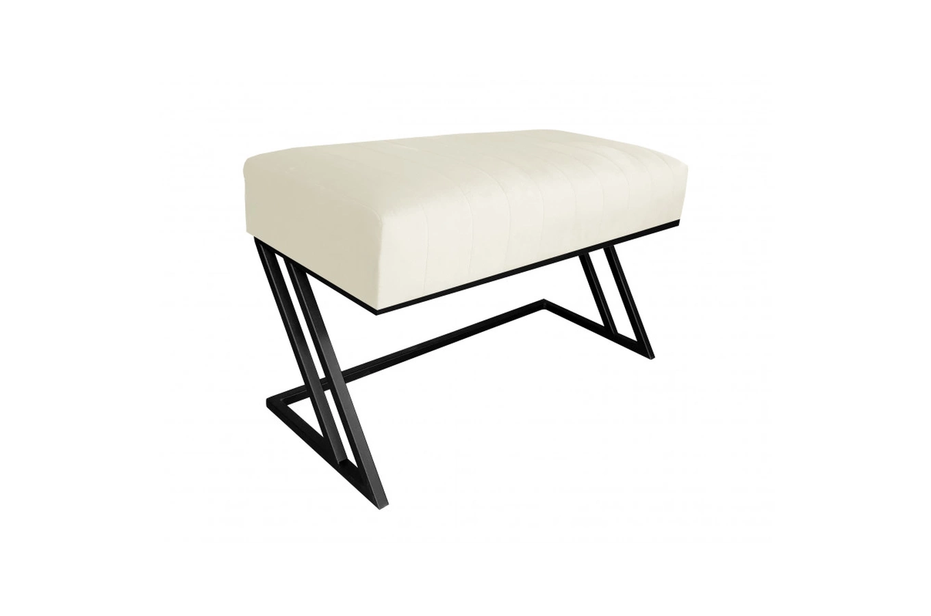 Tapicerowana ławka DIZI na metalowych nogach / kolor tkaniny + podstawy do wyboru!