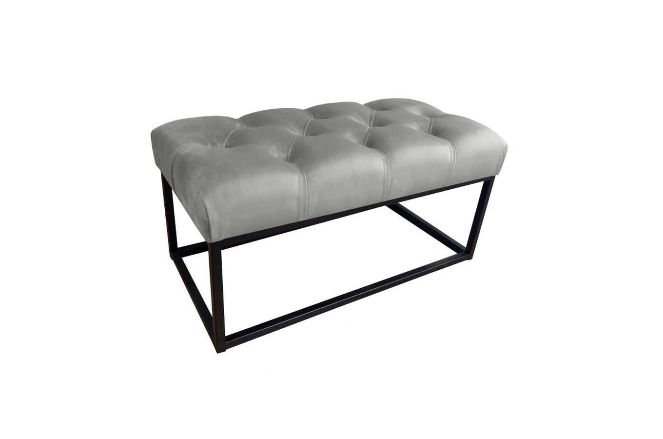 Tapicerowana ławka CITY na metalowych nogach / kolor tkaniny + podstawy do wyboru!