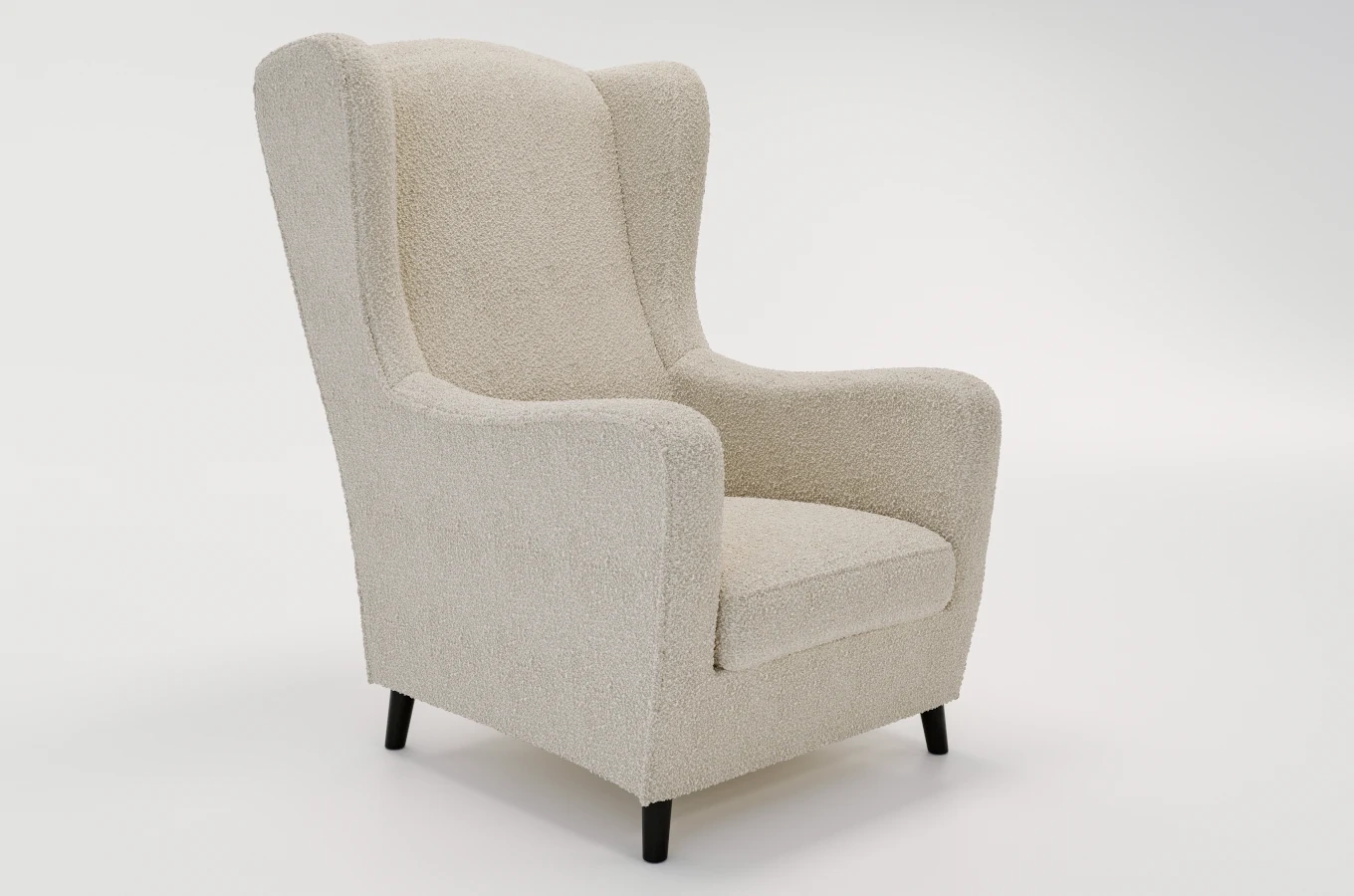 Fotel uszak Skandica AGNETA / 4 kolory tapicerki + 2 kolory nóg do wyboru!