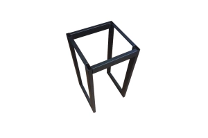 Tapicerowany taboret PRIMO na metalowych nogach / kolor tkaniny + podstawy do wyboru!