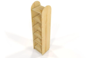 Regał drewniany sosnowy Visby KLIPPEN / 3 szerokości