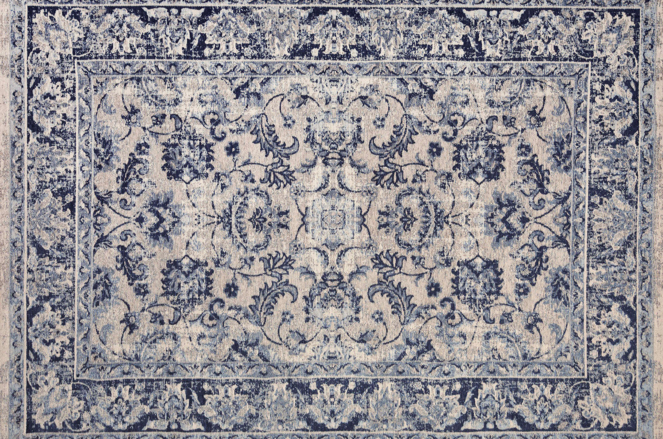 Dywan łatwoczyszczący TEBRIZ ANTIQUE BLUE 160x230 cm