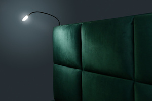 Tapicerowane łóżko do sypialni GUSTAVO