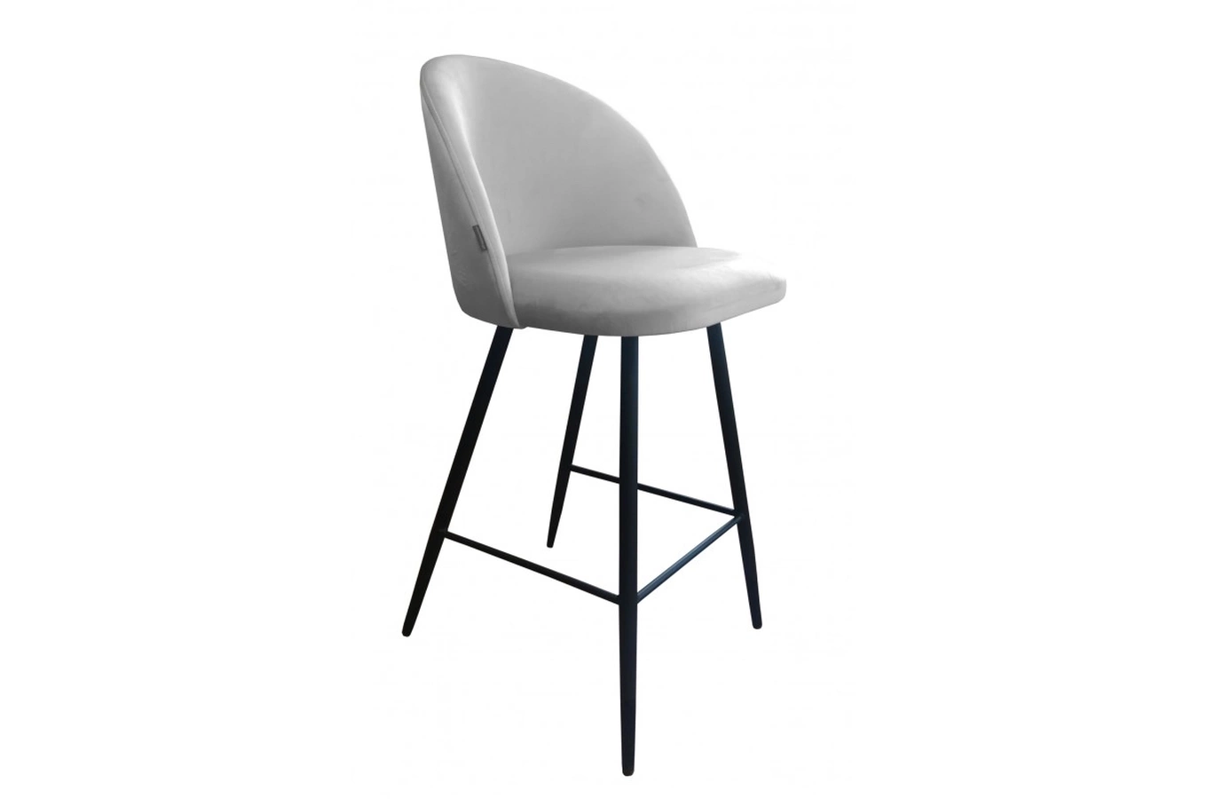 Tapicerowany hoker CELYN na metalowych nogach