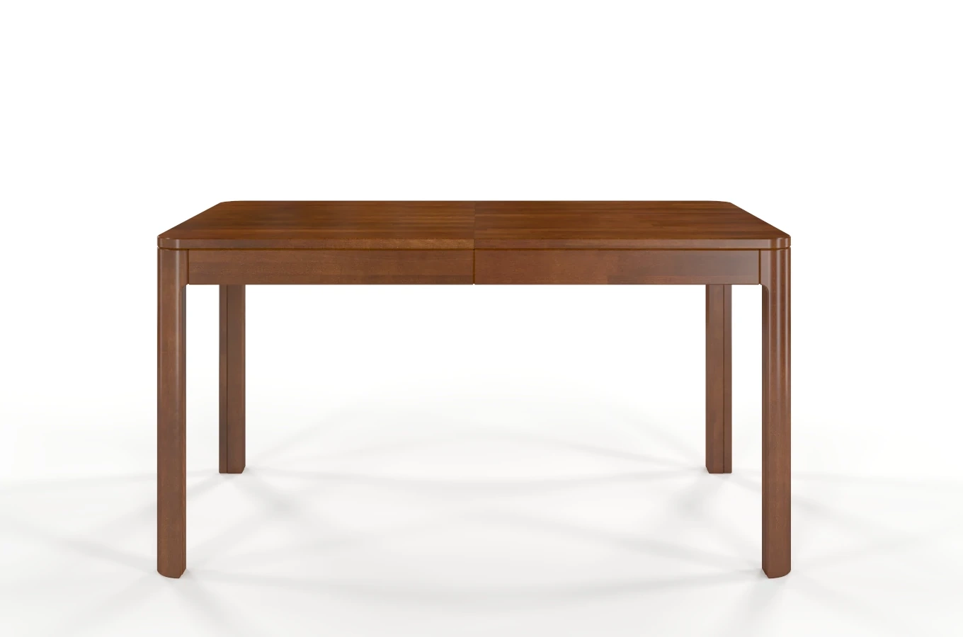 Stół drewniany bukowy rozkładany Skandica RUBY 140-260 cm / kolor orzech