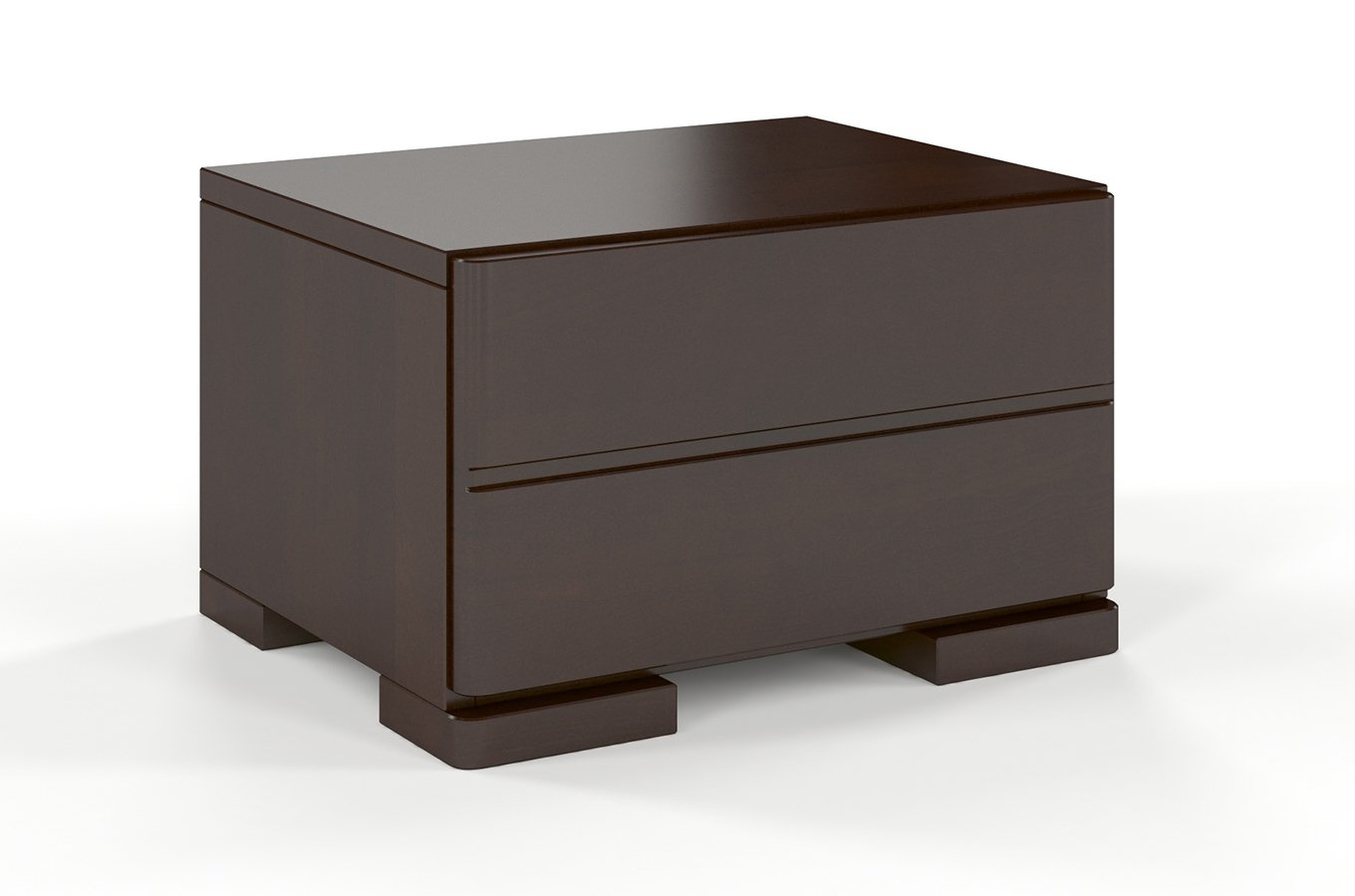 Drewniana szafka nocna bukowa Visby Sandemo 1S / kolor naturalny