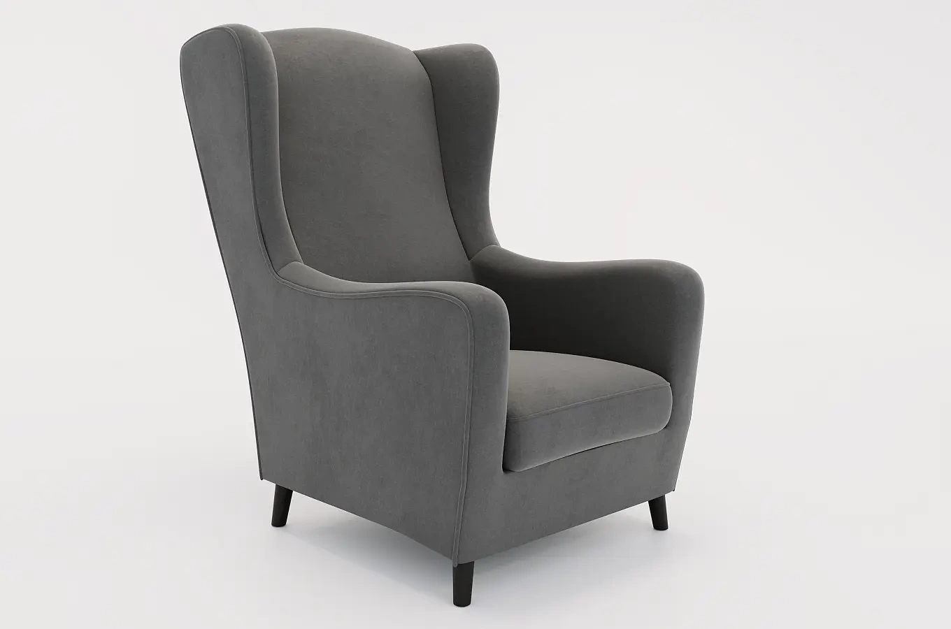 Fotel uszak Skandica AGNETA / 4 kolory tapicerki + 2 kolory nóg do wyboru!