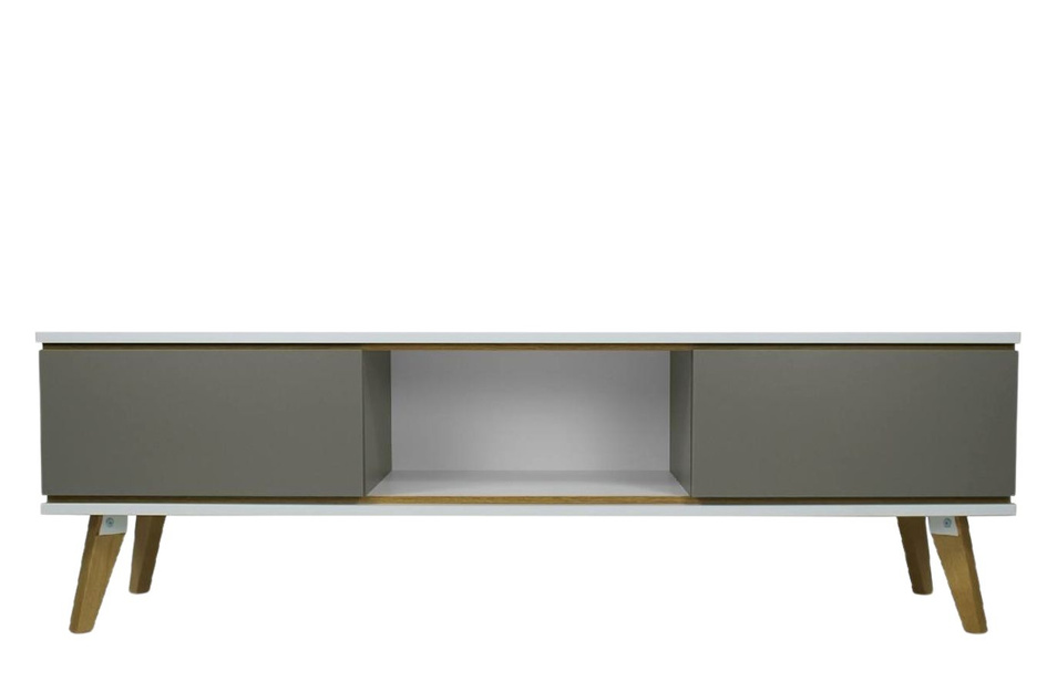 Szara komoda RTV- Skandica JORGEN / szer. 160 cm