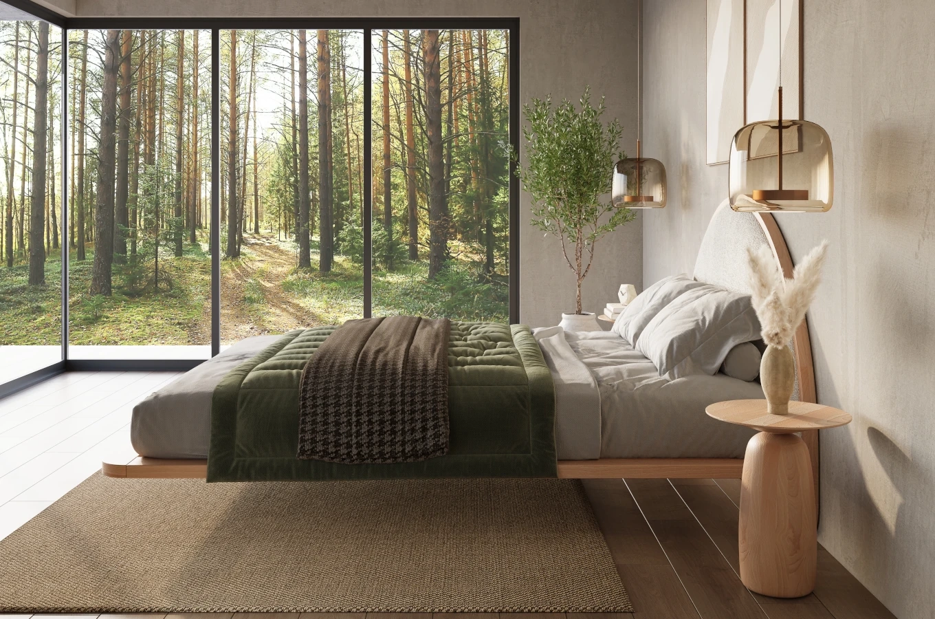 Stolik drewniany Kayani BAOBAB 44 różne kolory, wys. 44 cm / kolor naturalny